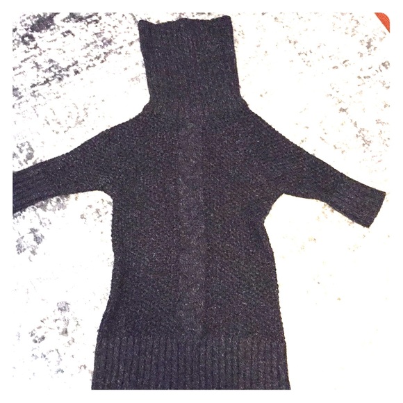 Heathered gray tunic sweater - Picture 1 of 5